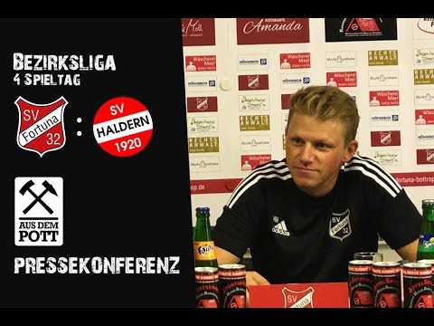 Pressekonferenz nach dem Spiel gegen den SV Haldern | SV Fortuna - SV Haldern 1:0