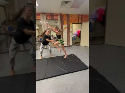 Hallie Almost Has It! 🤸‍♀️ #shorts