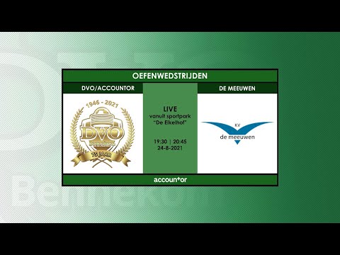 Oefenwedstrijden (Reserve) Ereklasse '21-'22: DVO/Accountor - De Meeuwen