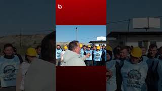 Hakları gasbedilen Doruk Madencilik işçileri, direniş ateşini yakmak i