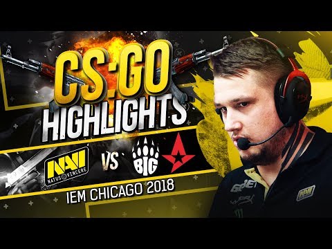 CSGO Highlights: NAVI vs Astralis, BIG @ IEM Chicago 2018