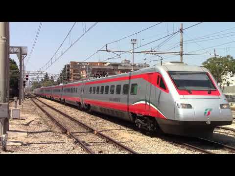 Trenitalia Frecciargento ETR.485 Pendolino arrivando a Lecce
