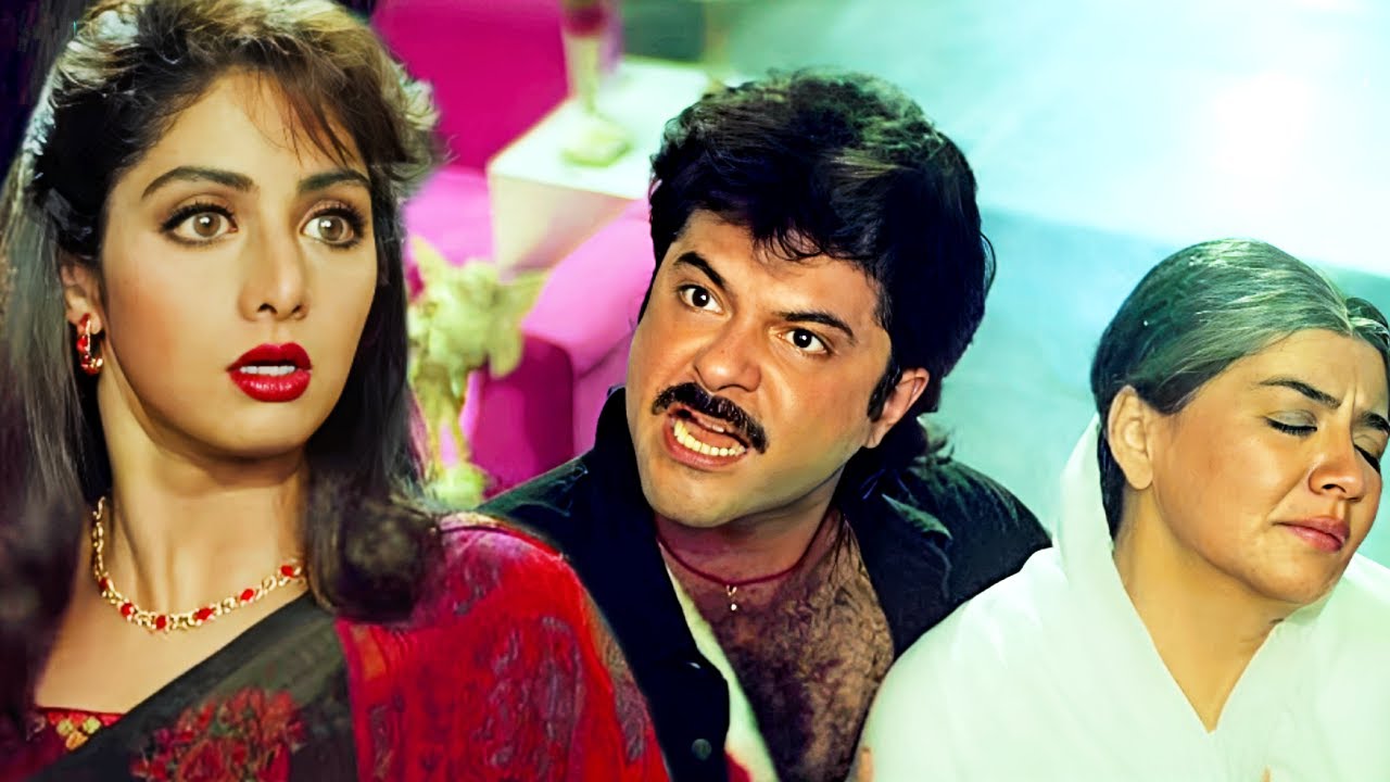 Tu Aurat Hone Mein Zero Hai!" 💔 Anil Kapoor’s Dialogue | Sridevi vs Anil Kapoor | Laadla Scene