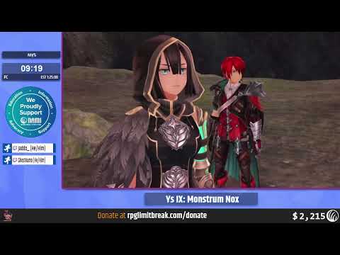 Questing for Glory: Hope and Healing 2 - Ys IX: Monstrum Nox Any% by Jaddo_
