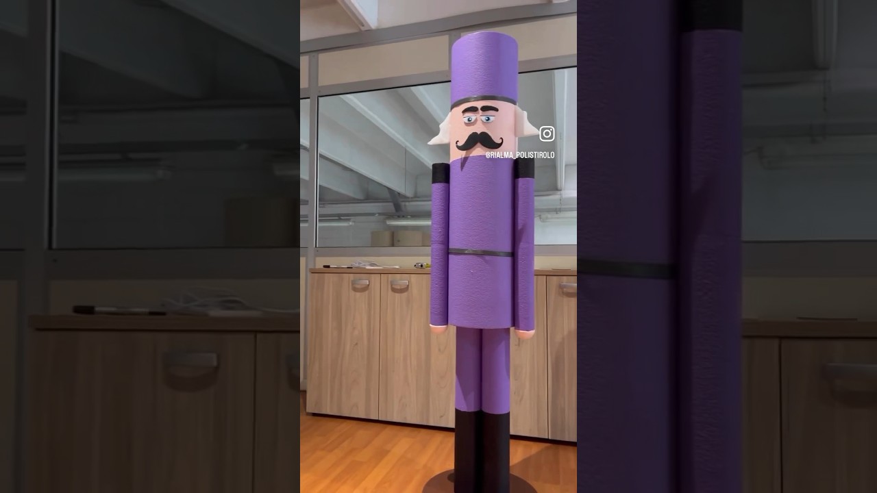 DIY nutcracker | DIY life size nutcracker | how to create your giant nutcracker