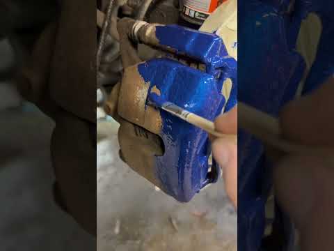 Foliate brake caliper painting Diy tutorial- easy guide #music #automobile #caliperpainting #auto