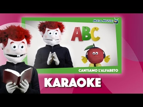 L'Alfabeto è questo qui - Camillo versione karaoke per imparare la grammatica @Mela_Educational