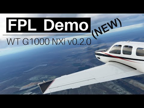 FS2020 | (Updated) Flight Planning Demo | WT G1000 NXi v0.2.0