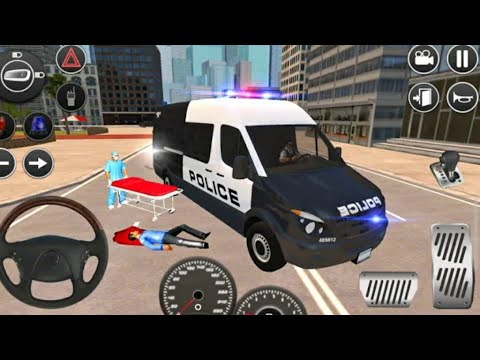 Roof Jumping Emergency Ambulance Simulator - Rescue Driving - Android Gameplay #21