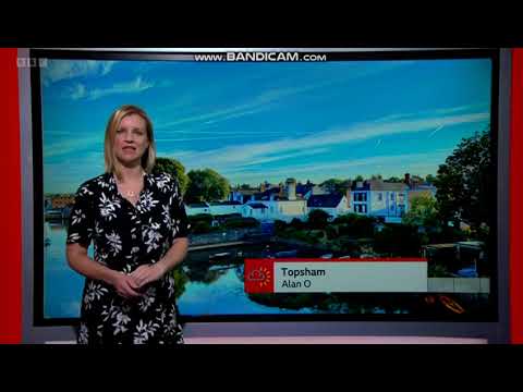 Emily Wood the weather host on BBC Spotlight Part 1