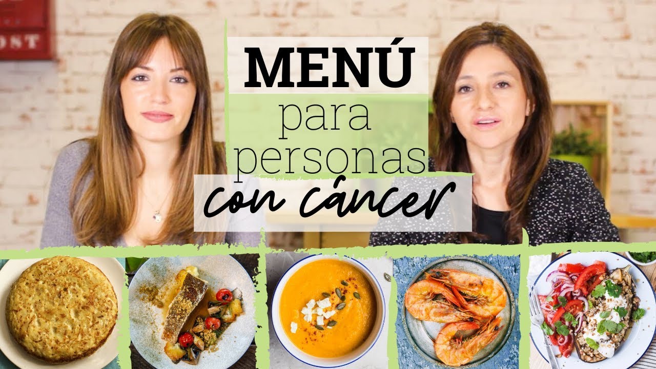MENÚ PARA PERSONAS CON CÁNCER