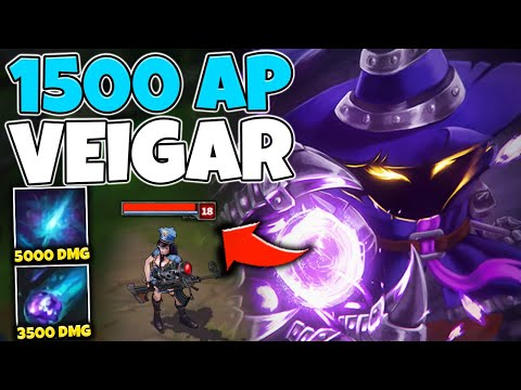 WHEN VEIGAR HITS 1500 AP AT 30 MINUTES AND ONE SHOTS EVERYTHING - League of Legends