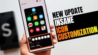Advanced Icon Customization on Samsung phones ! New update for Theme park on Goodlock app !