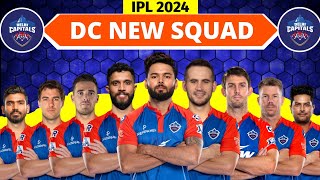 IPL 2024 Delhi Capitals New Squad | Delhi Team Squad 2024 | DC Full Squad 2024 | DC Team IPL 2024