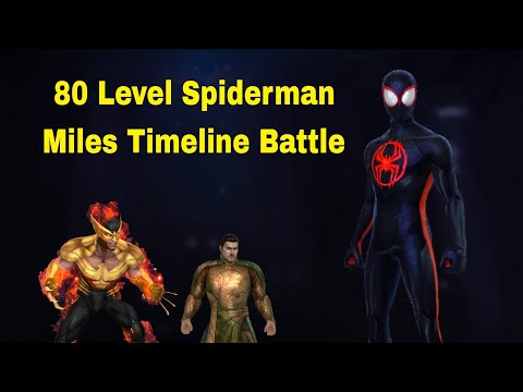 80 Level Complete Spider Man Miles Morales And Timeline Battle Guide - Marvel Future Fight
