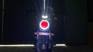 Satria Raider 150F Lên Bi Led T-Rex 1.0 Siêu Nét Kèm Mạch Auto Passing Trợ Sáng T23Shop Cần Thơ