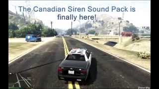 Canadian Siren Sound Mod
