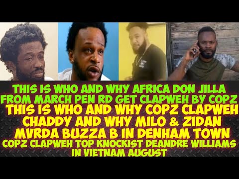 This Is Why Copz ClapWeh DeAndre Williams, Chaddy And Damion McDonald aka Jilla + Ricardo Ellis 
