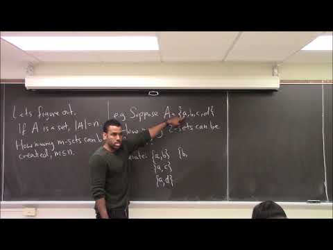 Math 1108-R17 Lecture 21 - Combinations and Counting Examples