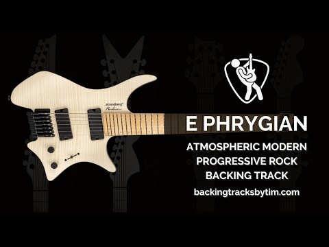 Atmospheric Modern Progressive Rock Backing Track in E Phrygian / A Minor | 110 BPM