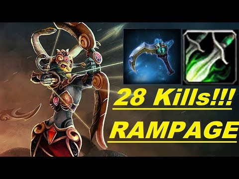 28 Kills Medusa - Rampage - Dota 2 Ranked MMR Pro