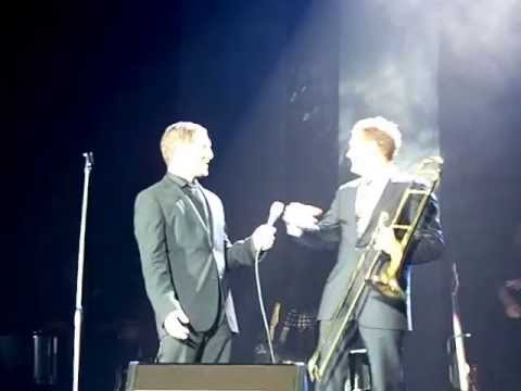 Michael Buble  & Nick Vayenas Skit - Cardiff 08