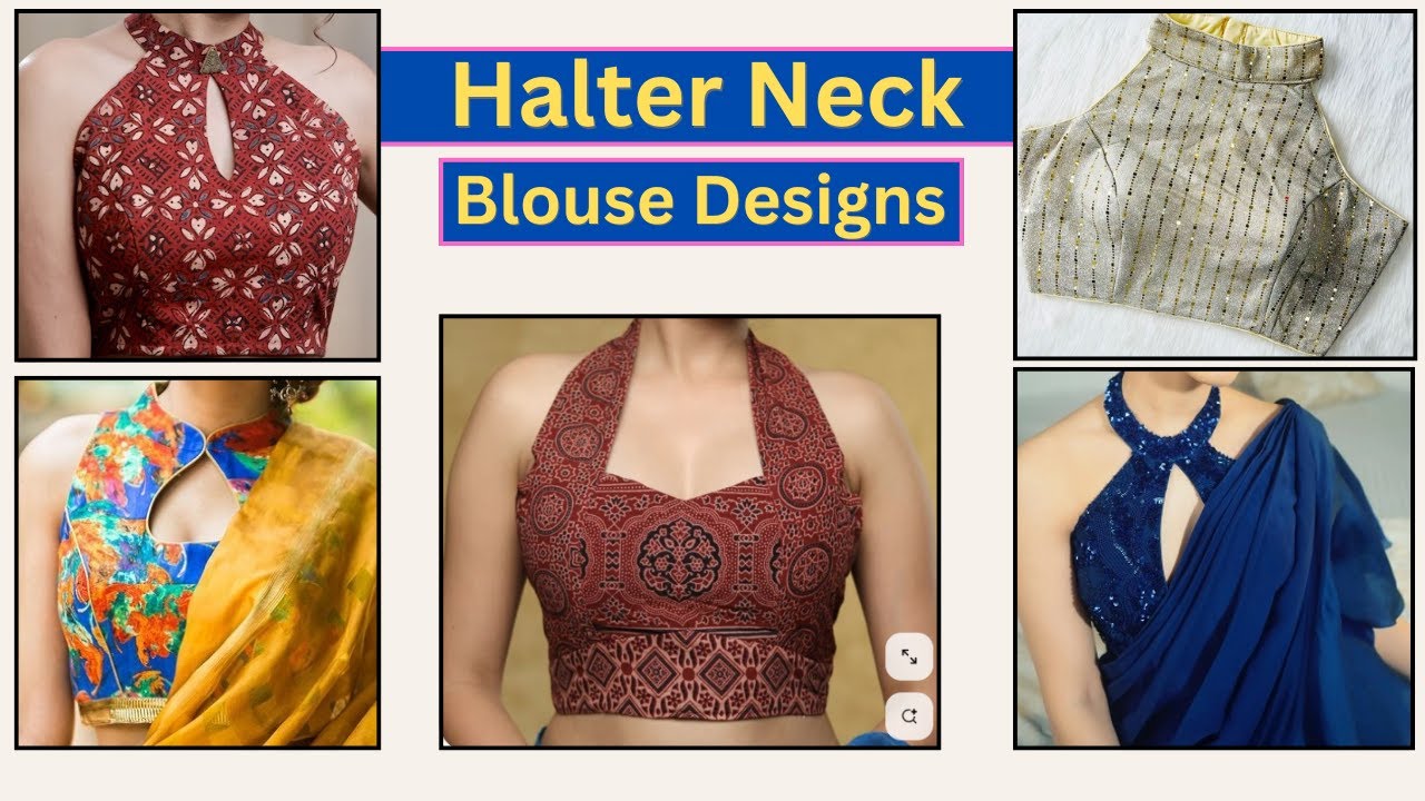 Halter Neck Blouse Designs | Backless Beauty | Designer Halter Neck Blouse in 2025 | Archana Sharma
