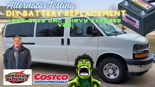 Chevy Express/GMC Savana DIY Alternator Testing and Battery Replacment How To 1995-2024.