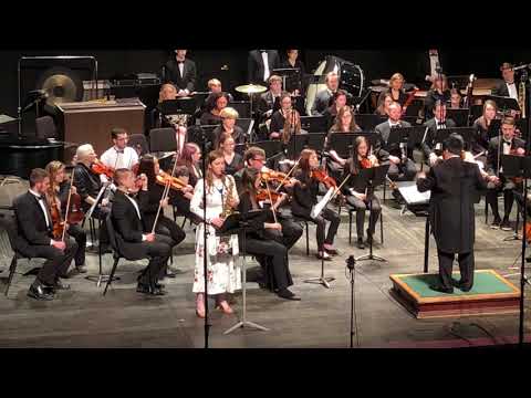 Paul Bonneau’s concerto for alto saxophone, 1 & 2