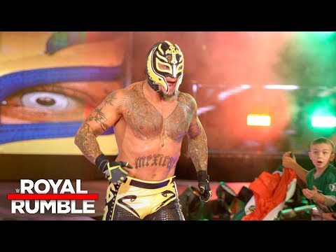 Rey Mysterio makes a shocking return in the Royal Rumble Match: Royal Rumble 2018 (WWE Network)