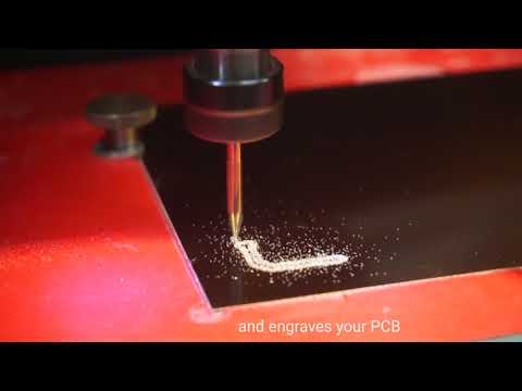 QBOT MINImill - PCB milling of a battery management system adapter