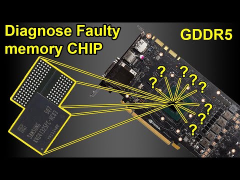 How to check bad memory on a graphics card GDDR5 GTX 1070 fix