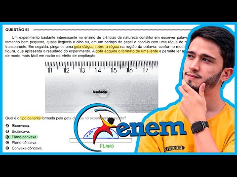 ENEM 2017 Libras - Um experimento bastante interessante no ensino de ciências da natureza constitui