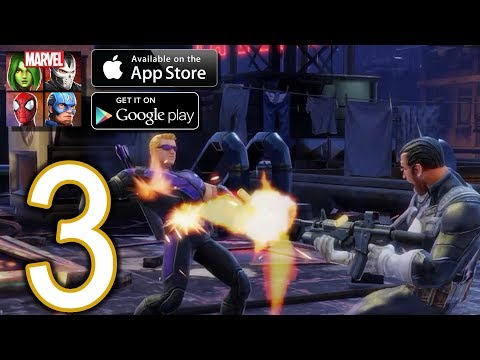 MARVEL Strike Force Heroes Android iOS Walkthrough - Part 3 - Heroes Assemble: Chapter 2