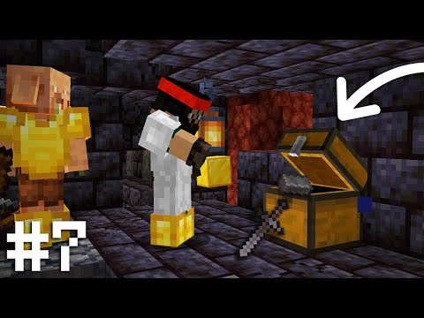 Ultimate Minecraft 1.16: I stole from Piglins! Insane!