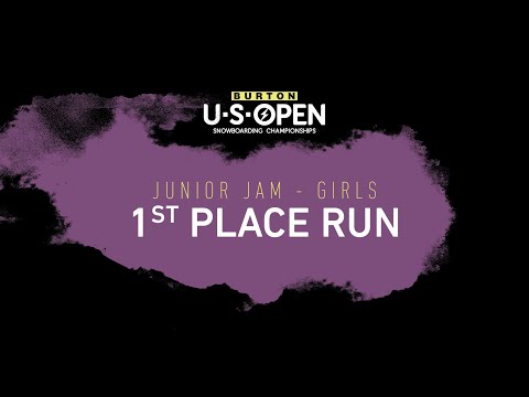 Burton US Open 2020 Junior Jam - Girls' First Place Run - Sonny Alba