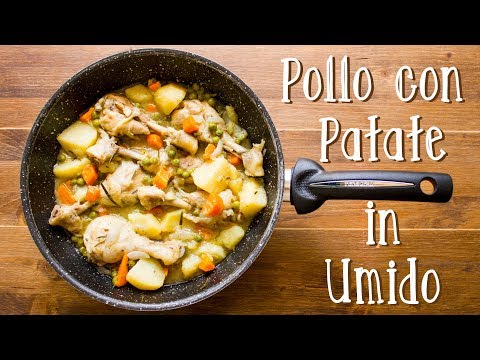 Pollo con Patate in Umido | Ricetta Secondo con Contorno Veloce "ONE POT" | 55Winston55