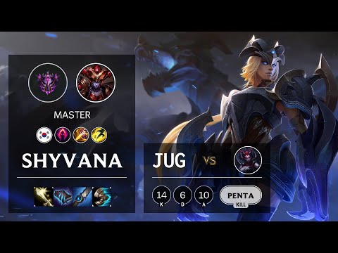 Shyvana Jungle vs Elise - KR Master Patch 10.15