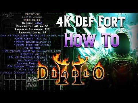 Diablo 2 - HOW To E BUG Ethereal Armor