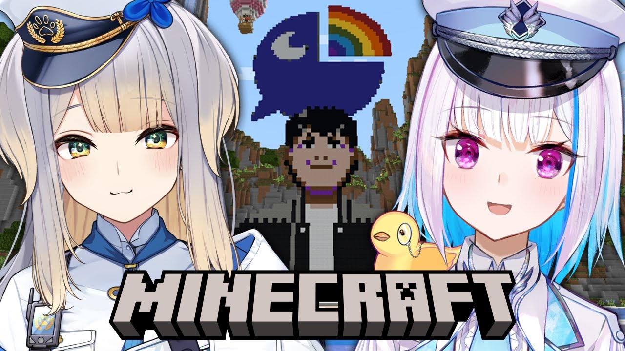 【Minecraft】栞葉さんと行く！久しぶりのにじ鯖観光！！【にじさんじ/リゼ・ヘルエスタ視点】