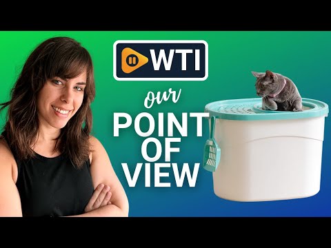 IRIS USA Oval Top Entry Cat Litter Box - WTI product video review