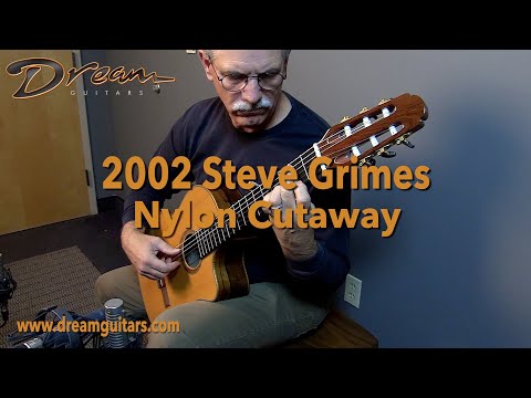 2002 Steve Grimes Nylon Cutaway, Brazilian Rosewood/Spruce