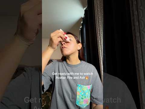 Get ready with me to watch Avatar: Fire and Ash 🔥 #getreadywithme #avatarfireandash