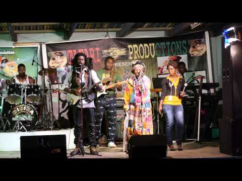 Courage Man Jah and Empress and the Bibiba Band live in concert