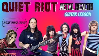 How To Play Metal Health (Bang Your Head) By Quiet Riot - Guitar Lesson