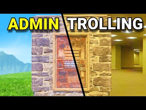 Teleporting Their Base Into The BACKROOMS - Rust Admin Trolling