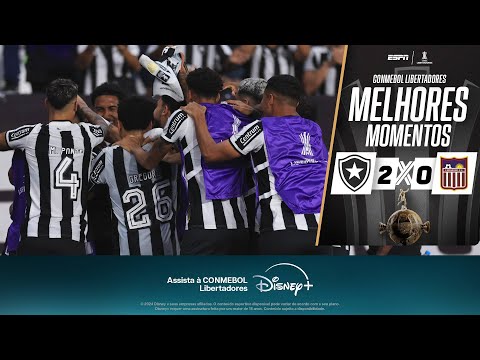 Gols e lances de Botafogo x Carabobo