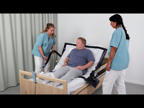 HoverTech Q2Roller - Assist a patient to sit on the edge of the bed