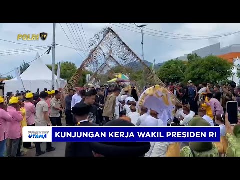 POLDA MALUT AMANKAN KEGIATAN WAPRES SAAT MEMBUKA FESTIVAL BUDAYA LEGU TARANOATE