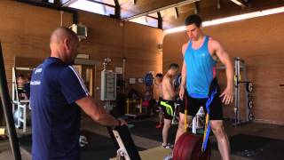 GB Bobsleigh Team at Olympic Training Camp in Formia Italy on the Road to Sochi